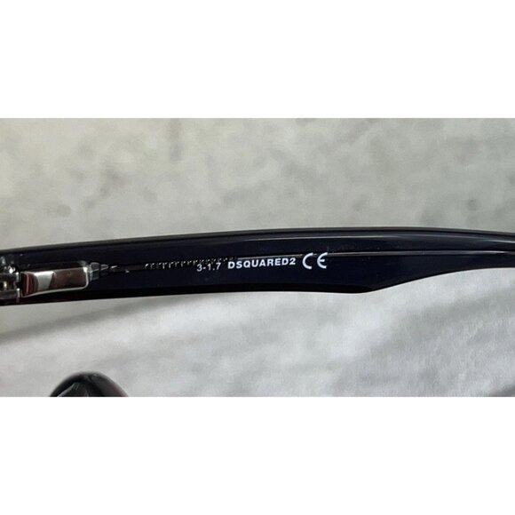 DSQUARED2 DQ5166-3 020 Square Full-Rim Black Red Eyeglasses Frames 51-19-145 - Picture 7 of 8